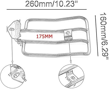 r様 確認用 Amazon | ラゲッジラック ハーレー スポーツスター用 荷物棚
